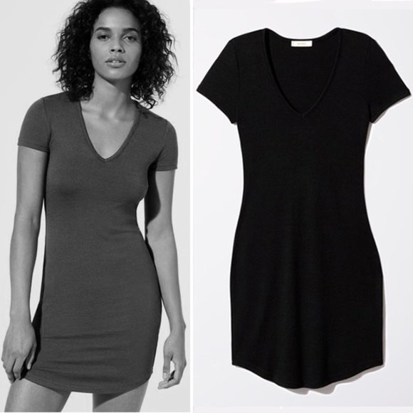 Aritzia Golden by TNA Inland Dress EUC - Picture 1 of 3